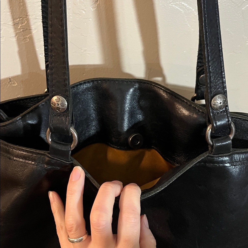 Large Patricia Nash Black Leather Bag - Picture 10 of 13